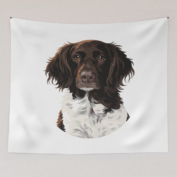 Item preview, Majestic Small Munsterlander Dog Portrait designed and sold by AlmaMoArt.