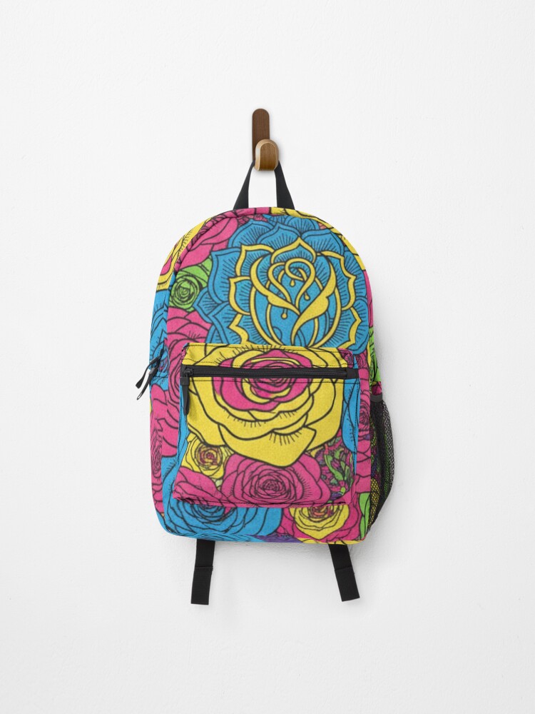 Thumbnail 1 of 3, Backpack, Beautiful roses designed and sold by Runglavan.