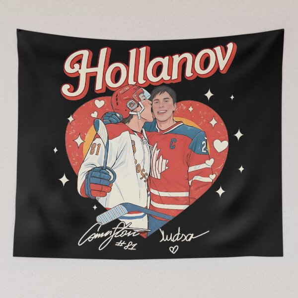 Item preview, Connor Storrie Ilya Rozanov Heated Rivalry Hockey Romance Art designed and sold by cogiaovuong.