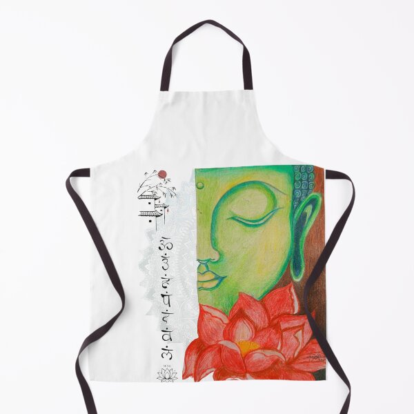 Item preview, Buddha meditation with lotus  hand made artwork designed and sold by Unstocks.