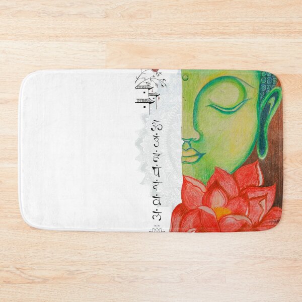 Item preview, Buddha meditation with lotus hand made artwork designed and sold by Unstocks.
