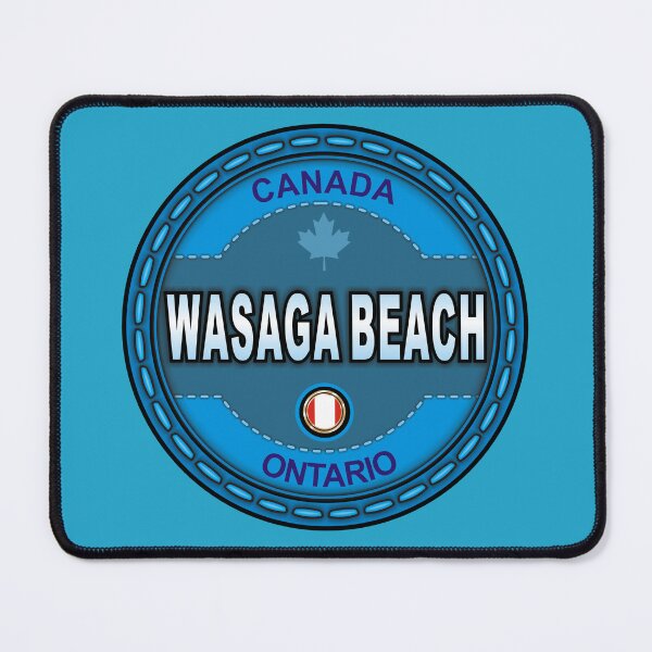 Item preview, Wasaga Beach Canada stitching effect emblem designed and sold by studioss76.