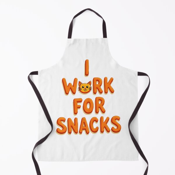 Item preview, I Work for Snacks – Funny Cat Developer Humor for Programmers & Cat Lovers designed and sold by FeelFreeStore.