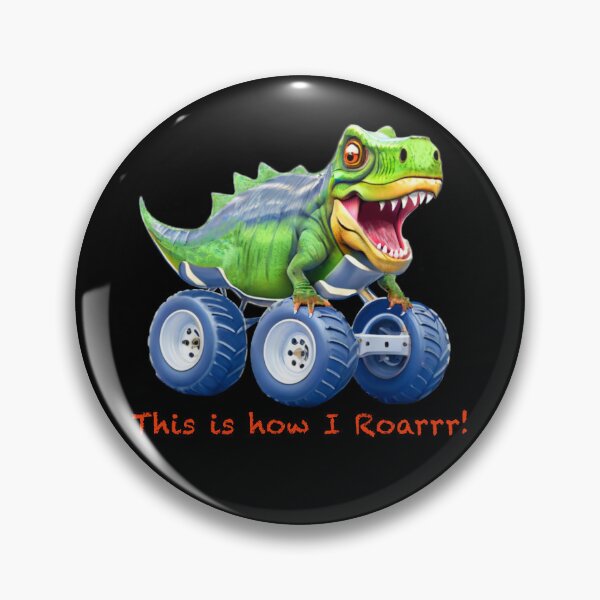 Item preview, Funny Monster truck with t-Rex dinosaur body  designed and sold by hollycooper.