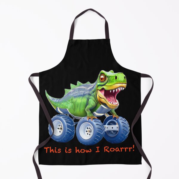 Item preview, Funny Monster truck with t-Rex dinosaur body designed and sold by hollycooper.