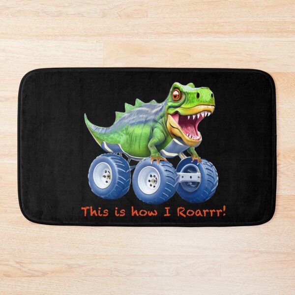 Item preview, Funny Monster truck with t-Rex dinosaur body  designed and sold by hollycooper.