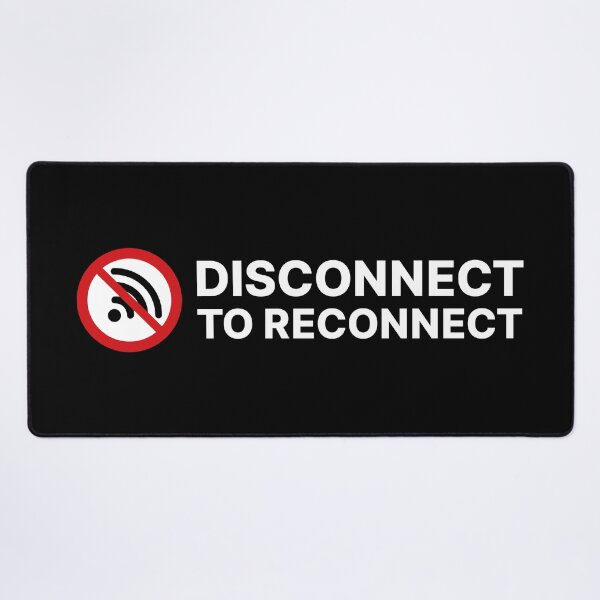 Item preview, Disconnect to Reconnect / No Internet / No WiFi / Offline Symbol (V3 on White) designed and sold by STUDIO-72.