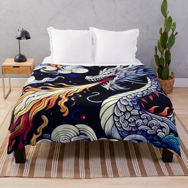 Item preview, Fire Breathing Dragon Illustration for Mythology Art Lovers designed and sold by WildStroke.