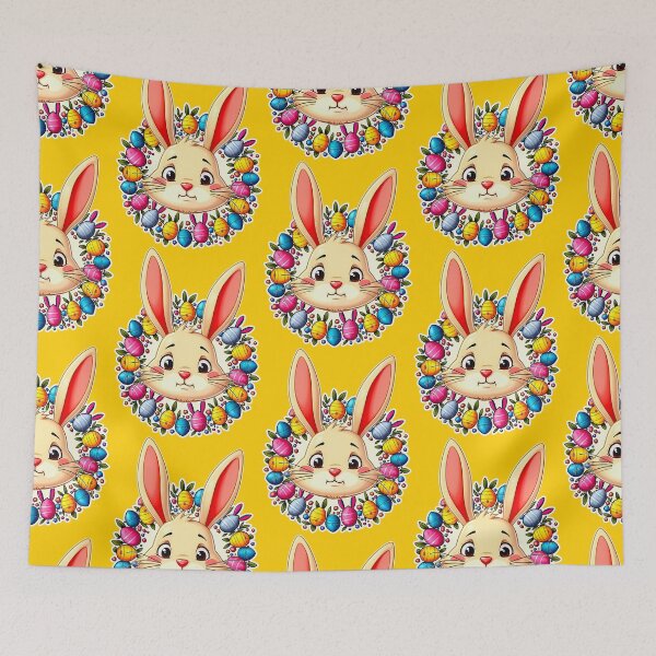 Artikelvorschau, Happy Easter Bunny – Colorful Spring Art entworfen und verkauft von Topoartispp.