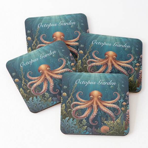 Item preview, Octopus Garden underwater coral scuba diver designed and sold by hollycooper.