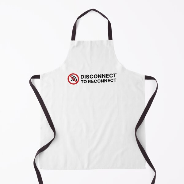 Item preview, Disconnect to Reconnect / No Internet / No WiFi / Offline Symbol (V3 on Black) designed and sold by STUDIO-72.
