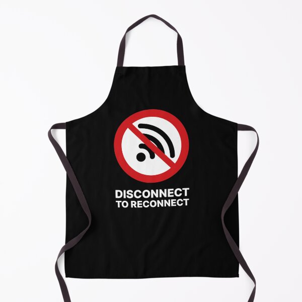 Item preview, Disconnect to Reconnect / No Internet / No WiFi / Offline Symbol (V2 on Black) designed and sold by STUDIO-72.