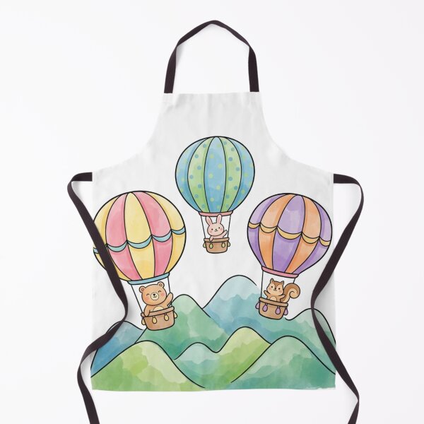 Item preview, Soaring Friends Balloon Adventure - Cute Bear, Bunny, and Squirrel Nursery Art designed and sold by HappySproutArt.