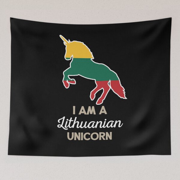 Item preview, Lithuania Lithuanian Unicorn designed and sold by countryflags.