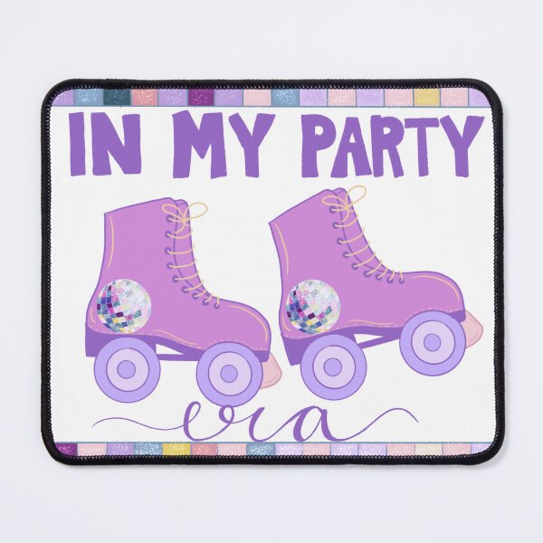 Item preview, In my party area disco roller-skates designed and sold by BrandiGroverArt.