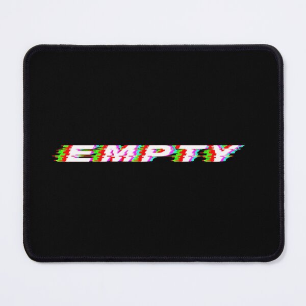 Item preview, Glitch EMPTY Cyberpunk Typography – Digital Void Aesthetic for Techwear, Posters & Streetwear designed and sold by Bright Nest Studio.
