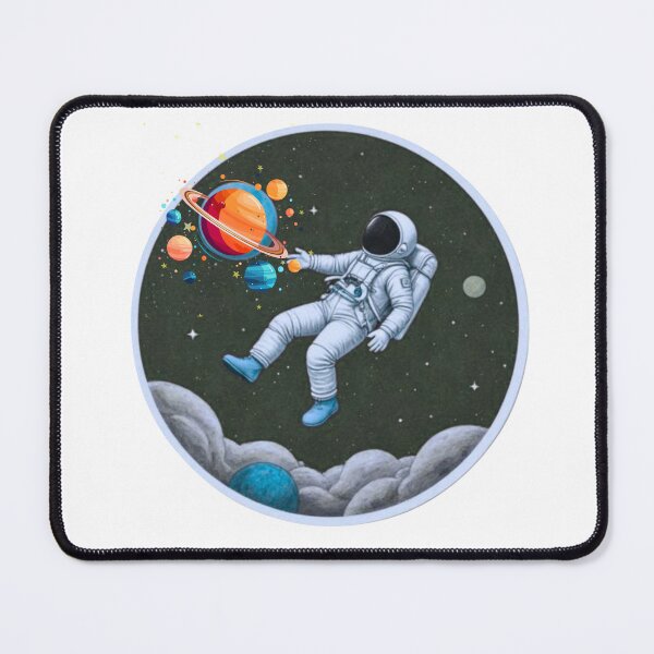 Item preview, Copy of Copy of Vintage Space Odyssey Astronaut Illustration designed and sold by racheli147.