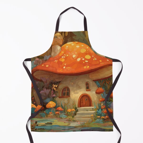 Item preview, Little house among big mushrooms designed and sold by anytka.