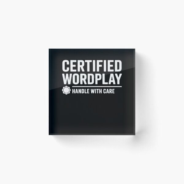 Item preview, Certified Wordplay Pun Lovers designed and sold by MooonTees.