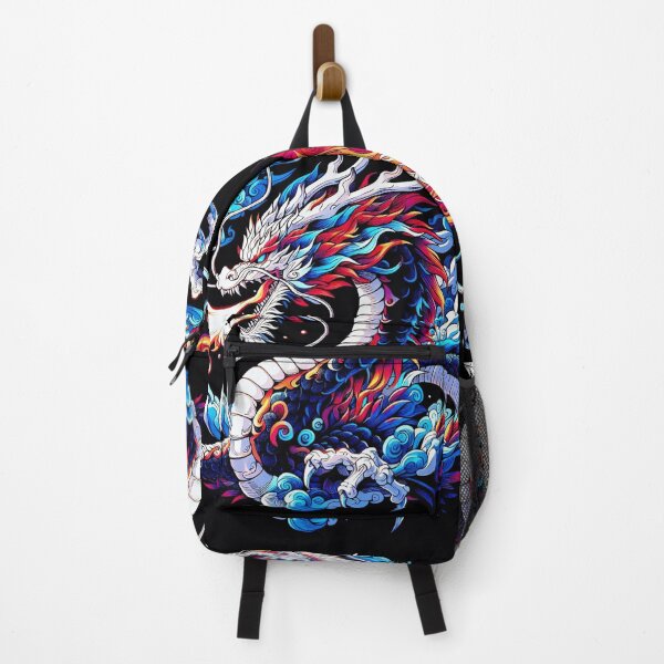 Item preview, Eastern Style Dragon Flame Art for Fantasy Culture Enthusiasts designed and sold by WildStroke.