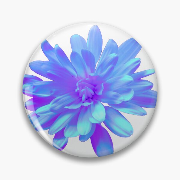 Artikelvorschau, Elegante Retro-lila-blaue Blumen-Zinnia-Chrysanthemen-Gänseblümchen  entworfen und verkauft von hollycooper.