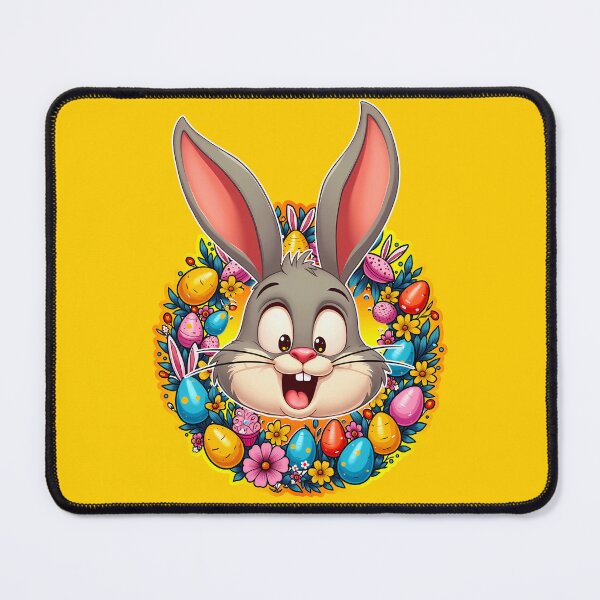 Item preview, Cute Bunny Face – Easter Wreath Style designed and sold by Topoartispp.