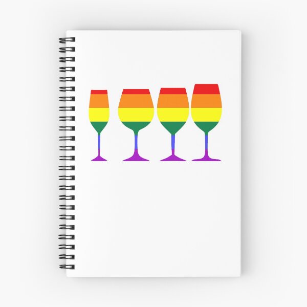 Artikelvorschau, Weinglas Gay Pride LGBT FLAG T SHIRT entworfen und verkauft von Kiwi-Tienda2017.