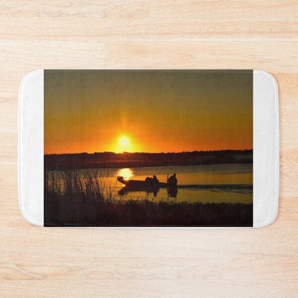 Item preview, Silhouette of Fishermen at Sunrise designed and sold by MercerImages.