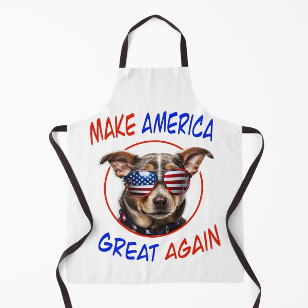 Item preview, Funny cute dog with red white blue sunglasses 4th of July make America great again designed and sold by hollycooper.