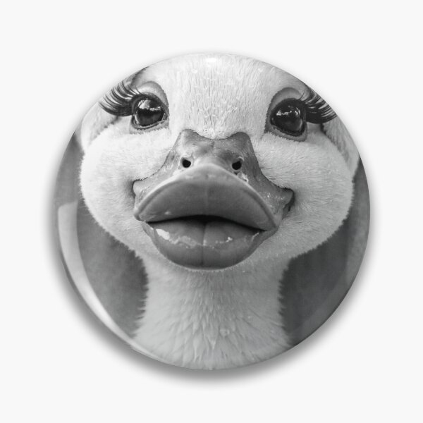 Item preview, Sassy Duck with Big Lips – Quirky Animal Art designed and sold by EnviousPrints.