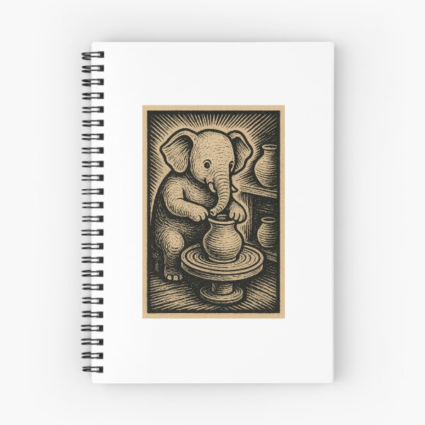 Item preview, Elephant Potter designed and sold by wheelhouse-arts.