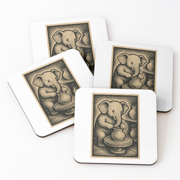 Item preview, Elephant Potter designed and sold by wheelhouse-arts.