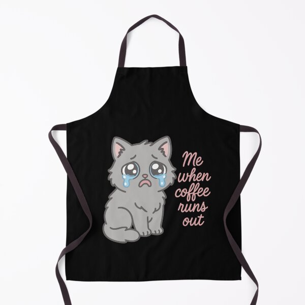 Item preview, Me When Coffee Runs Out - Dramatic Crying Cat Meme for Caffeine Addicts designed and sold by WhiskerlyGfx.