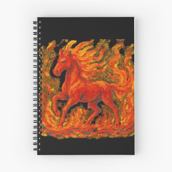 Item preview, Fire Horse. The Year of the Fire Horse.Finger Paint. designed and sold by Mosogoloso.