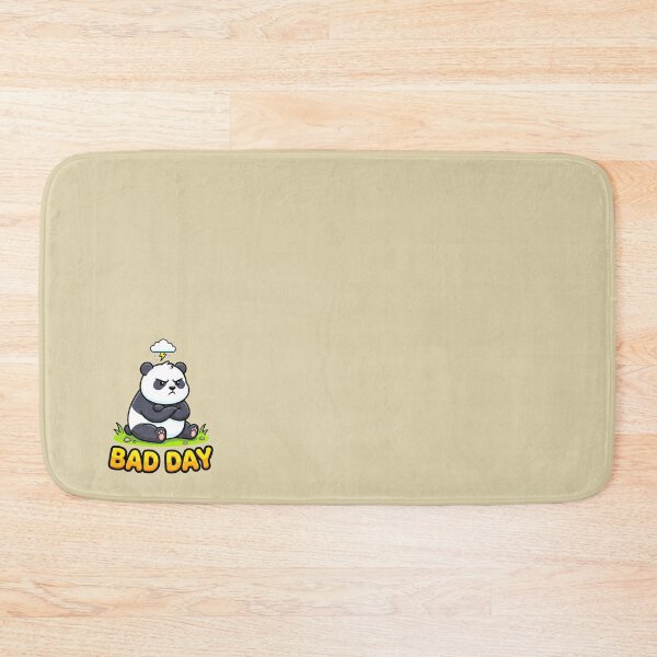 Item preview, Bad Day Grumpy Panda Under Rain Cloud designed and sold by WildCute.