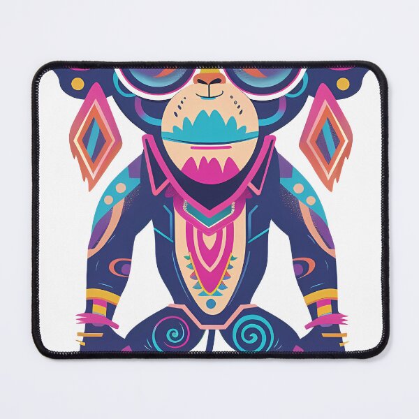 Item preview, Funky Tribal Monkey Art designed and sold by kidsdesingart1.