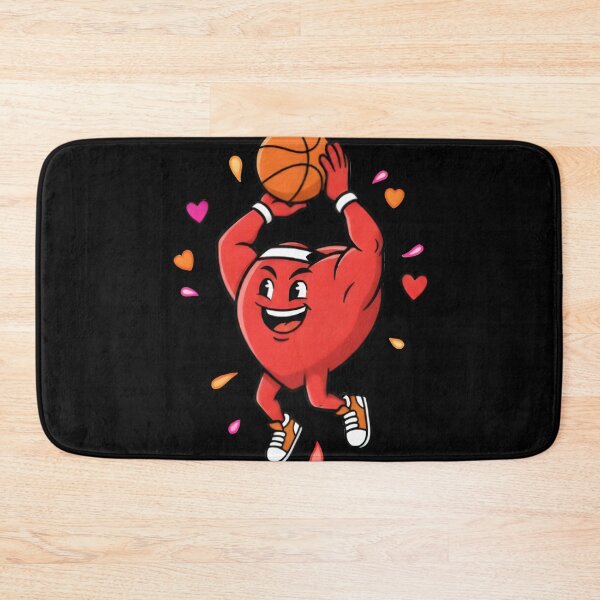 Item preview, Valentines Day Basketball Funny Two Players Heart Love Boys Kids T-Shirt designed and sold by MizoX7.