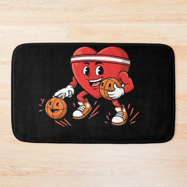 Item preview, Valentines Day Basketball Funny Two Players Heart Love Boys Kids T-Shirt designed and sold by MizoX7.