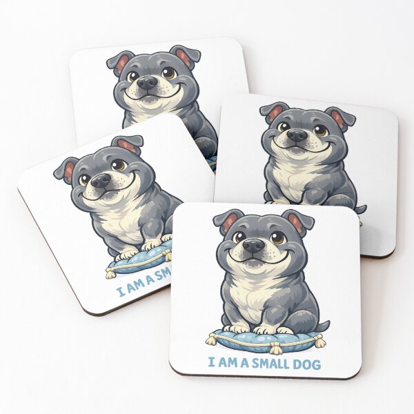 Item preview, I Am a Small Dog - Confident Cute Dog Illustration designed and sold by BestFriendTees.