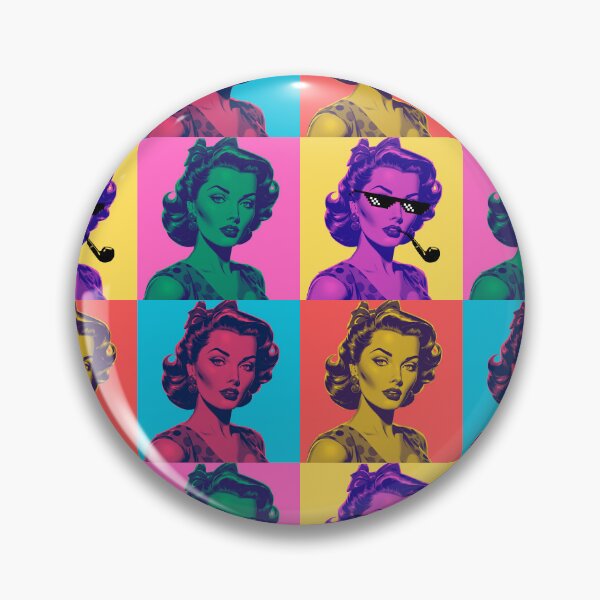 Item preview, Retro Pop Art Girl designed and sold by ImprInsta.