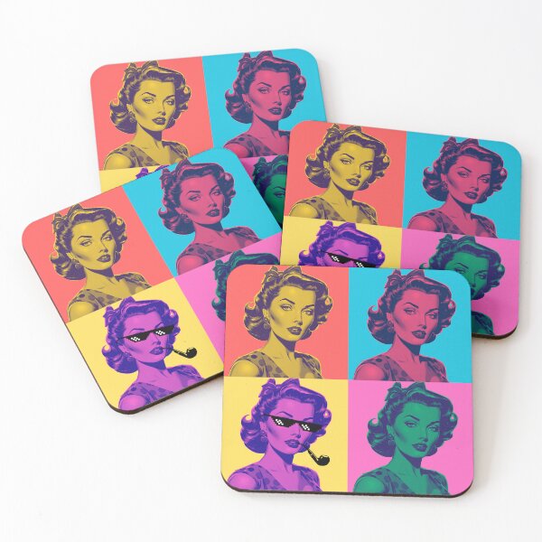 Item preview, Retro Pop Art Girl designed and sold by ImprInsta.