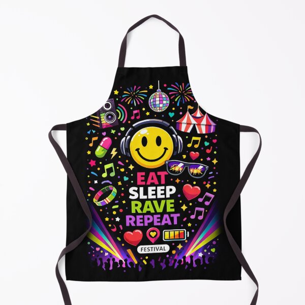 Artikelvorschau, Eat Sleep Rave Repeat entworfen und verkauft von PewStudio.