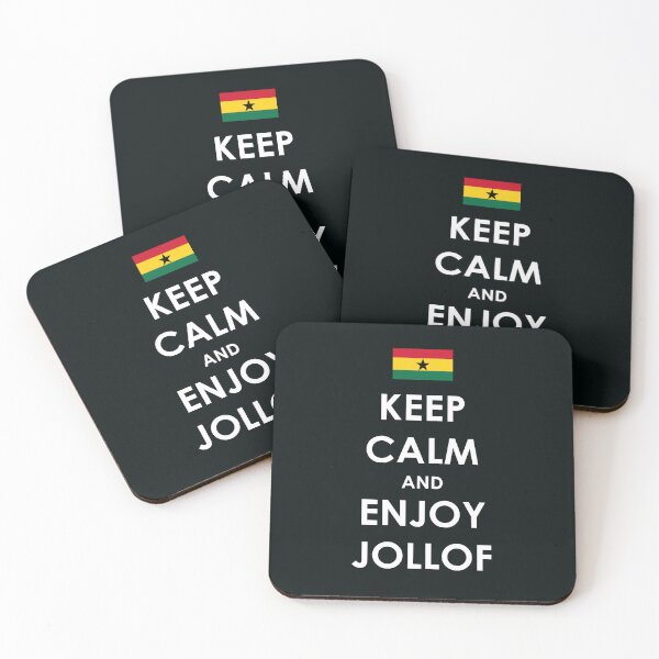 Item preview, Keep Calm And Enjoy Jollof | Ghanaian version designed and sold by MammothArt.