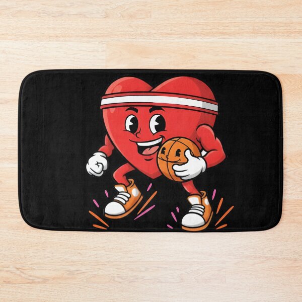Item preview, Valentines Day Basketball Funny Two Players Heart Love Boys Kids T-Shirt designed and sold by MizoX7.