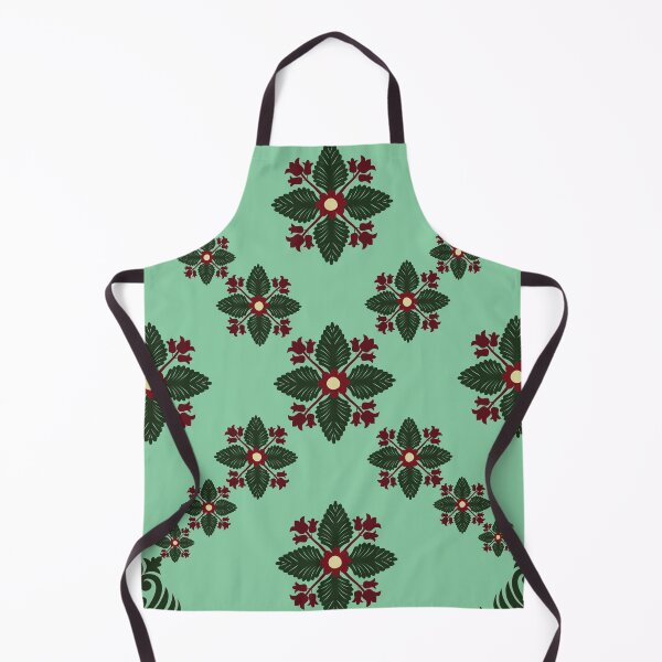 Item preview, Mint Green Thai Botanical Mandala designed and sold by OIL Pattern Design .