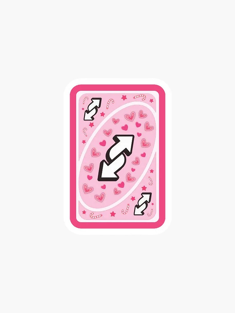 Uno reverse " Sticker for Sale by bellavincenzi | Redbubble