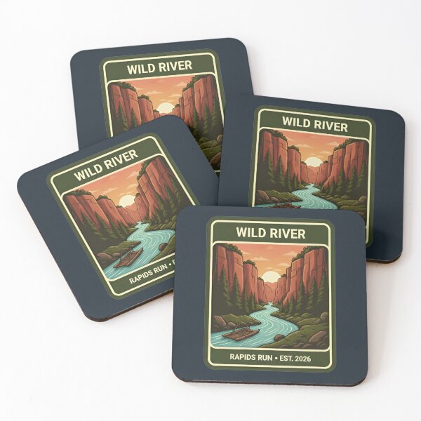Item preview, Wild River Rapids Run Vintage National Park  designed and sold by xofi.