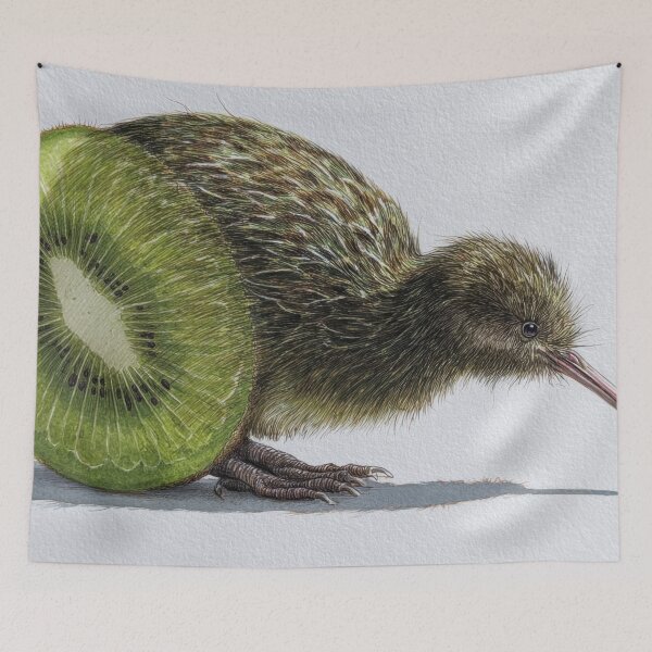 Item preview, A kiwi bird stands on a surface designed and sold by anytka.