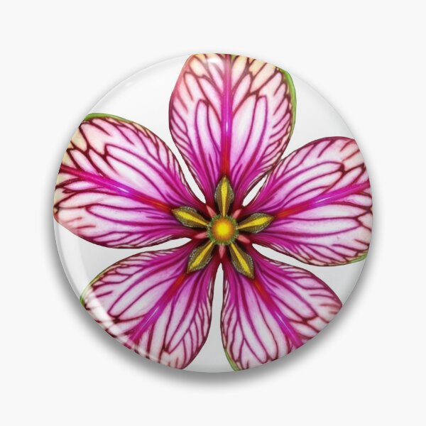 Item preview, Vibrant caladium flower with colorful leaves and pink center designed and sold by Creative88Art.
