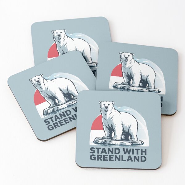 Item preview, Stand With Greenland – Polar Bear on Ice | Arctic Support Design designed and sold by WikaKowalczyk.